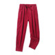 Half elastic waist versatile trousers corduroy