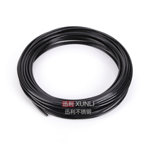 Black plastic-coated wire rope nylon wire rope wear-resistant steel wire rope fitness equipment wire rope 5mm