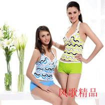 Special Cabinet Beidis Swimsuit Hot Gold Fabric Steel Towoo Chest Flat Corner Split Swimsuit Woman 0915