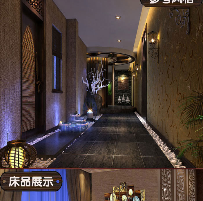 Xuanchenhai cao cấp cotton vẻ đẹp trải giường bốn bộ cotton và linen giường massage bìa beauty salon tấm đặc biệt