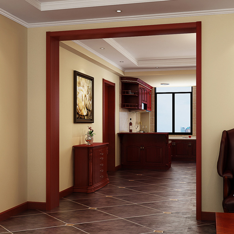 Zhan Zhi Tianhua wooden door paint-free yam sleeve board whole house yam mouth door cover custom set bag mouth WL-YK prepaid