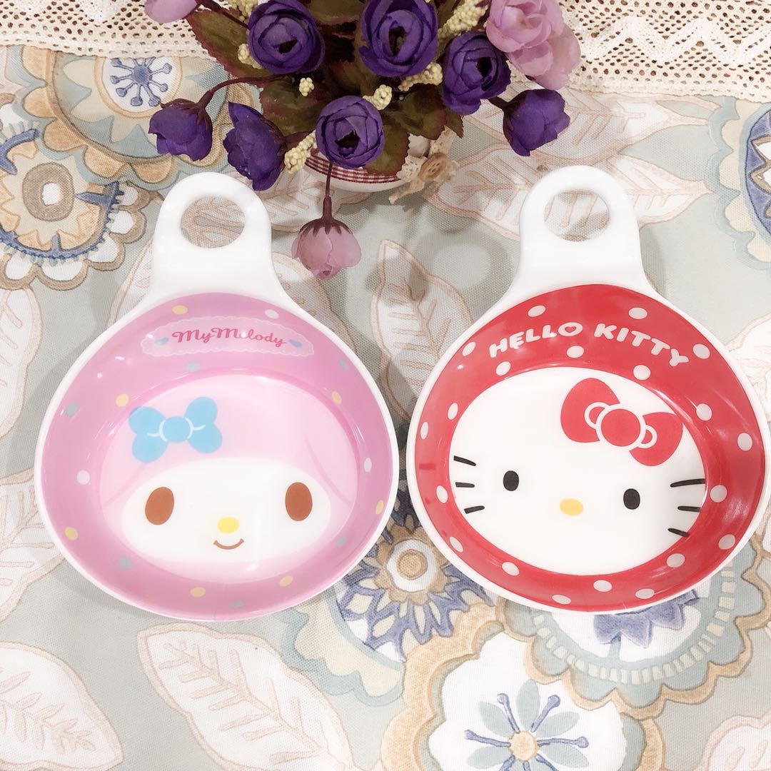 Merlotte KT Cat Pet Bowl Teddy Bibi Bear Dog Anti-Slip Bowl Resistant to Falling Basin-Goobao Little Heaven