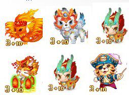 QQ game beast baby 3 10 Phoenix White Tiger Xuanwu Dragon Baby Full Moon 30 days validity period optional one