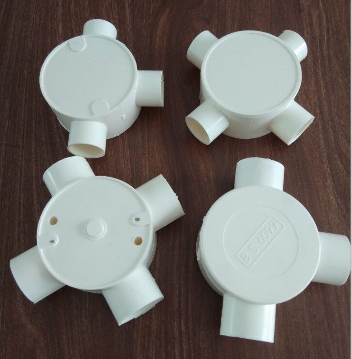 PVC wire pipe Ming-fit bottom position Commander box junction box 16 20 25 electric power accessories Plastics accessories