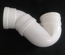 PVC trap drain pipe deodorant P elbow drain pipe trap water drain pipe drain water pipe rainwater pipe fittings