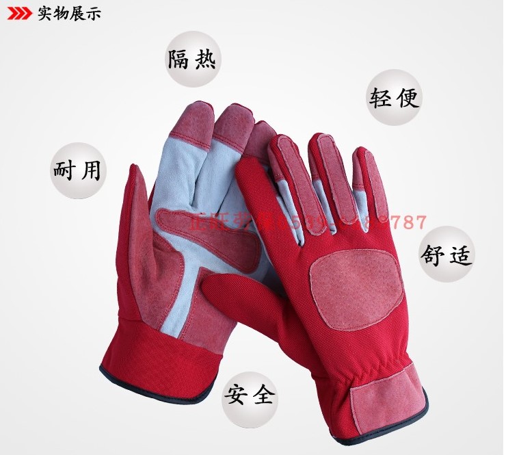 Upscale leather gloves 10-2680 mechanic gloves repair Niu leather Lauprotect abrasion resistant driver gloves breathable shockproof