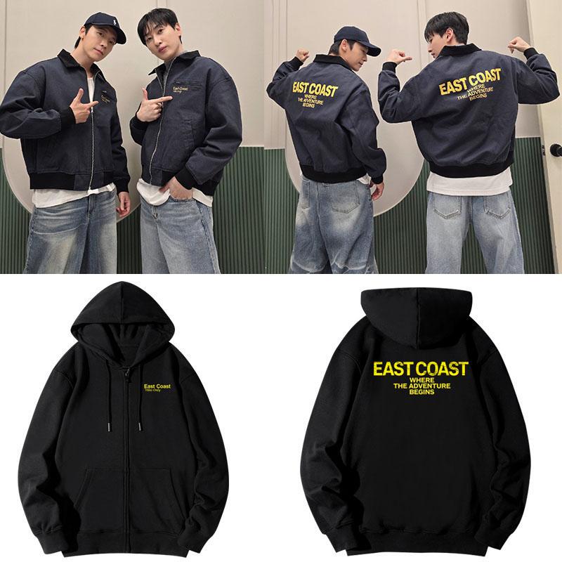 Super Junior Lee Dong-Hyuk East Coast Japan Tour Concert Same Style Sweatshirt Hoodie Zipper Jacket