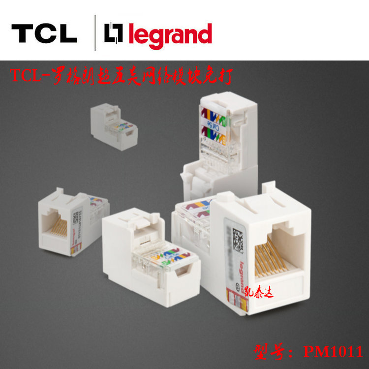 Hot selling white Brand TCL Rogue Free to beat RJ45 ct5e Internet Superfive Type of information Module PM1011