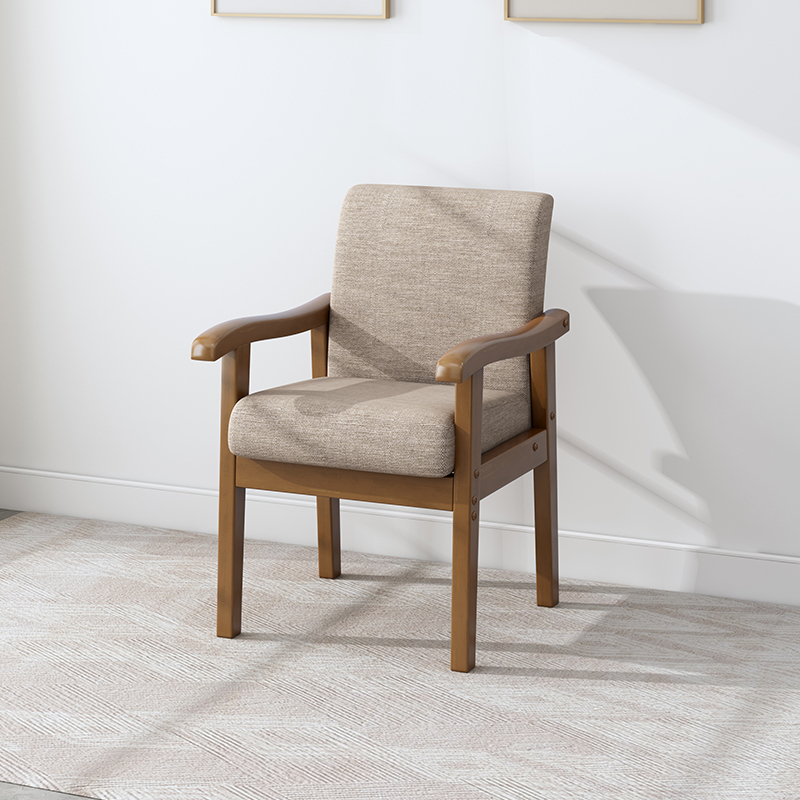 Solid Wood Chair with Armrests, Dining Chair, Computer Desk Chair, Home Single Sofa Chair, Comfortable Chair for Long Sitting, Elderly Chair, Mahjong Chair Solid Wood Chair with Armrests, Dining Chair, Computer Desk Chair, Home Single Sofa Chair, Comfortable Chair for Long Sitting, Elderly Chair, Mahjong Chair