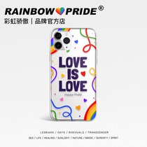 RainbowPride Original iPhone11pro Phone Case p40 Xiaomi 10 r15 2mini Glass case