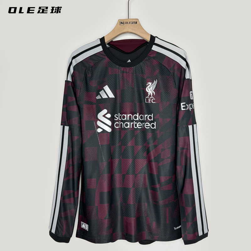 Ole Football Adidas Liverpool 26-27 Away Player Edition Long Sleeve Jersey Kb8283 Ole Football Adidas Liverpool 26-27 Away Player Edition Long Sleeve Jersey Kb8283