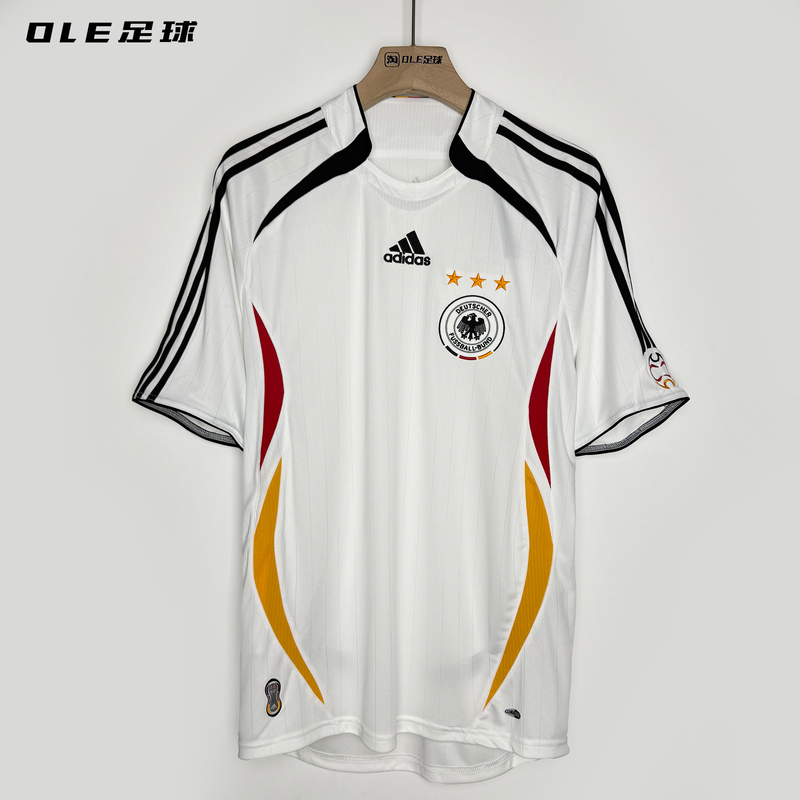 Ole Football Adidas Adidas 2006 World Cup Germany Home Fan Version Short-Sleeved Jersey Kd3998 Ole Football Adidas Adidas 2006 World Cup Germany Home Fan Version Short-Sleeved Jersey Kd3998