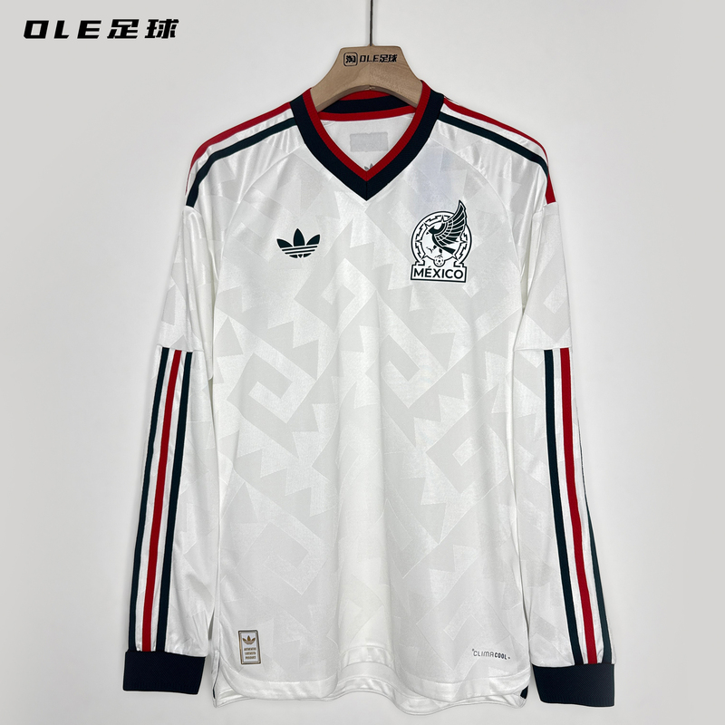 Ole Football Adidas 2026 World Cup Mexico Away Player Edition Long Sleeve Jersey Jz2769 Ole Football Adidas 2026 World Cup Mexico Away Player Edition Long Sleeve Jersey Jz2769