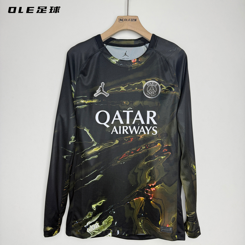 Ole Football Nike Paris Saint-Germain 25-26 Fifth Fan Version Long-Sleeved Jersey Ib3146-011