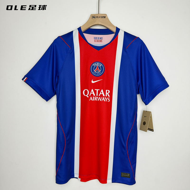Ole Football Nike Paris Saint-Germain 26-27 Home Fan Version Short-Sleeved Jersey Ii1885-417