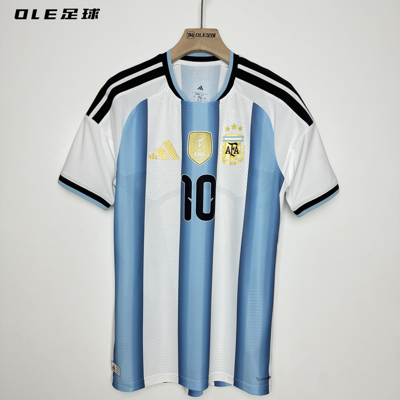Ole Football Adidas 2026 World Cup Argentina Home Player Version Short-Sleeved Messi Jersey Kh3934 Ole Football Adidas 2026 World Cup Argentina Home Player Version Short-Sleeved Messi Jersey Kh3934