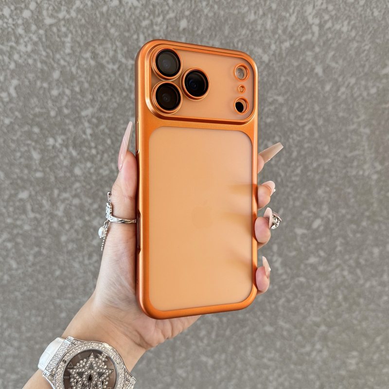 Ultra-Thin Xingyu Orange Case Suitable for Apple 17 Pro Phone, iPhone 17 Pro Max New Model with Lens Film, 16 Transparent Matte, 15 Pm Light Luxury High-End, 14 Couple Anti-Drop, 13 Protective Case, 17 Air