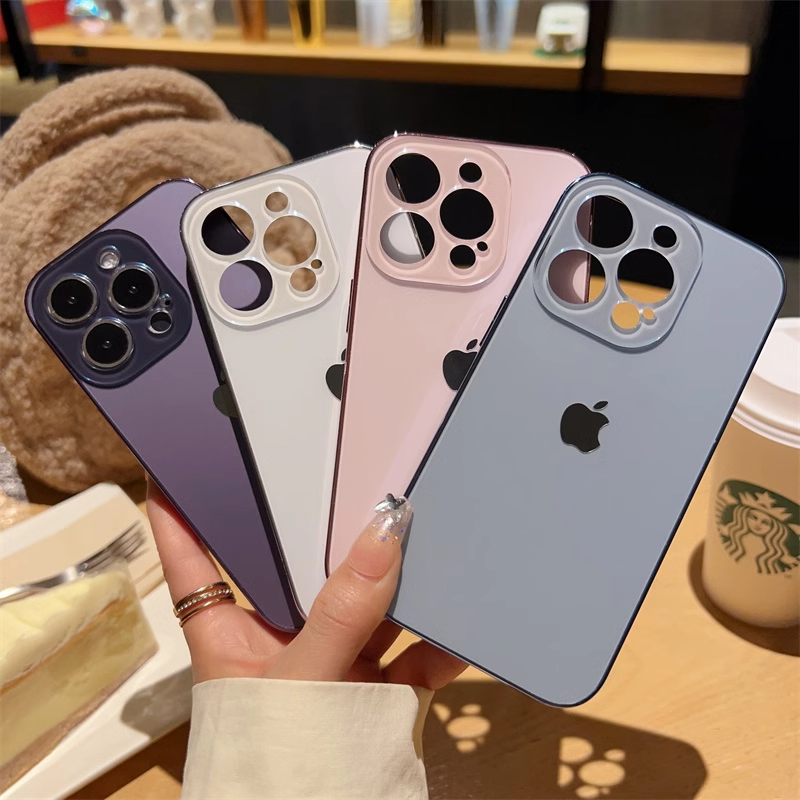 Ins High-End Original Nano Ag Matte Suitable for Iphone16Pro Apple 17Air New Phone Case 15Promax Anti-Fingerprint 13Pm Unisex 14Plus Couple 12 Protective Case 17Pro