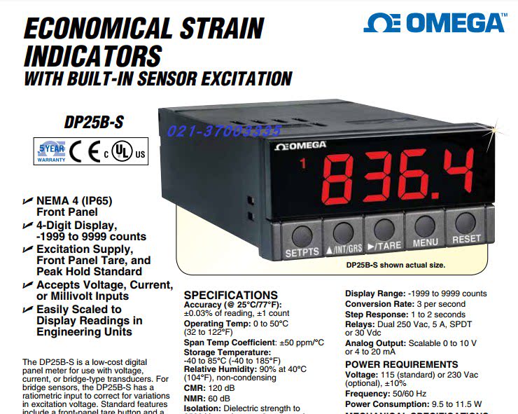 DP24-E-230 USA OMEGA DP24-E-DC DP24-E-GN-DC DP24-E-230 DP24 -
