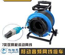 LC-RJC7E Konon CAT7 category seven double shielded flow network cable car Dante HDBaseT network cable