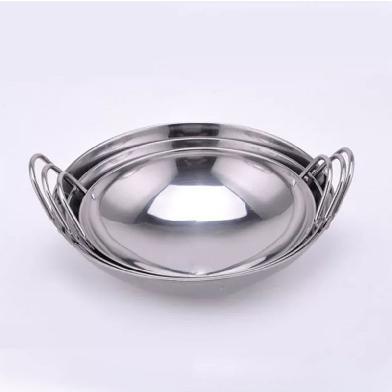 Thickened Stainless Steel Paparazzi Domestic small hot pot Dry pot Alcohol Stove Special Hot Pot pan Tripod Anti Spill Pan