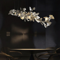 Modern designer ceramic ginkgo leaf Living Room restaurant art lobby sales office sand table engineering chandelier