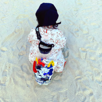 OMIOMI 20 summer new style fashionable childrens beach swimming bag shoulder crossbody bag