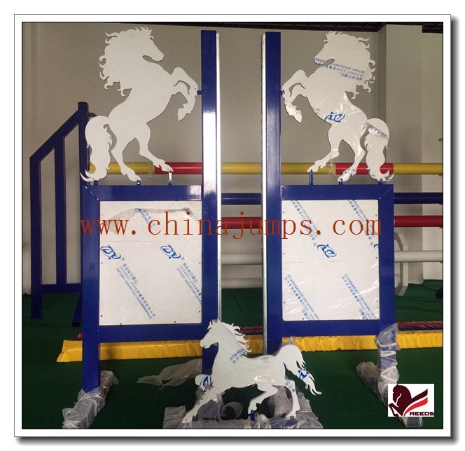 Ruiz exclusive innovative design Equestrian side barrier Equestrian obstacle rack Equestrian obstacle pole Hot products