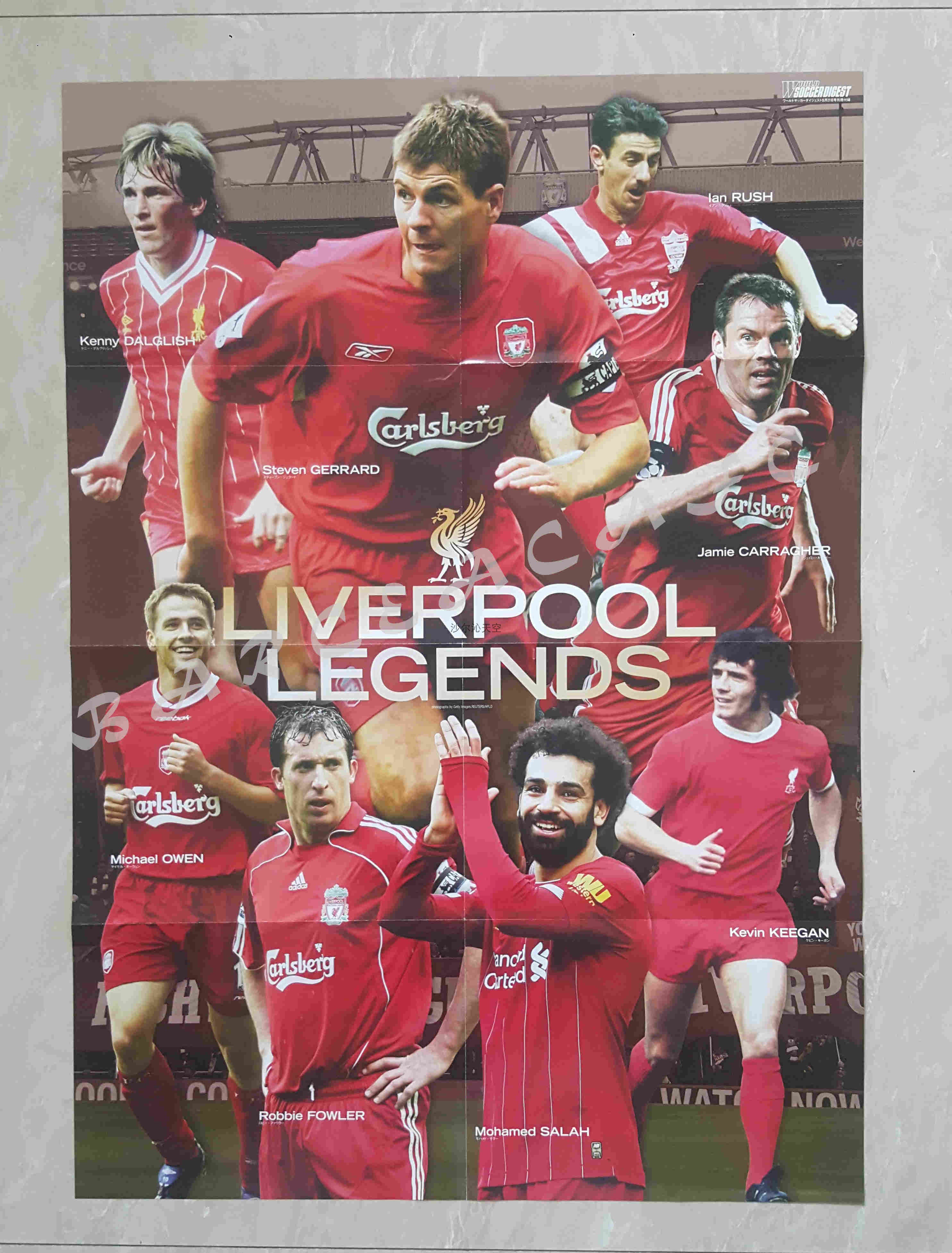 Japanese football poster Liverpool legend star Paris Cavani-Taobao