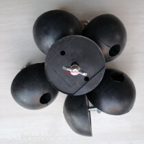 Rubber Ball Hemisphere Wave Rubber Ball Hanging Nail Protection Core Die Core Membrane Mold Rubber Protective Film Black