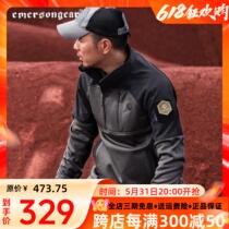 Emersons new giant rhinoceros fleece sweatshirt mens autumn pullover polar fleece jacket warm and breathable functional tactical sweatshirt