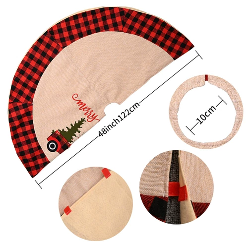 Новые рождественские декоративные принадлежности Рождественская юбка