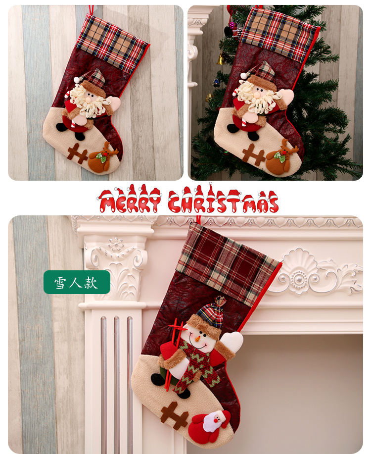 Nuevo Christmas Christmas Stocking Decorations Christmas Gift Bag Christmas Gift Bag display picture 2