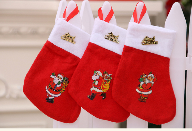 Noël Mignon Père Noël Chiffon Fête Chaussettes De Noël display picture 1