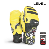 Italian Level tiger head SQ CF Mitten gyrating 5 finger stuffy and refers to ultra-warm ski gloves