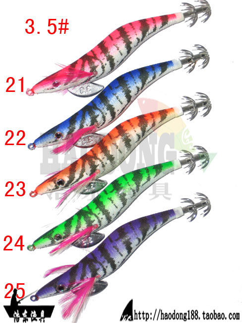 3 5 inches wood shrimp squid hook night shrimp rod bait hook kou kray shrimp fluorescent bait sea fishing octopus