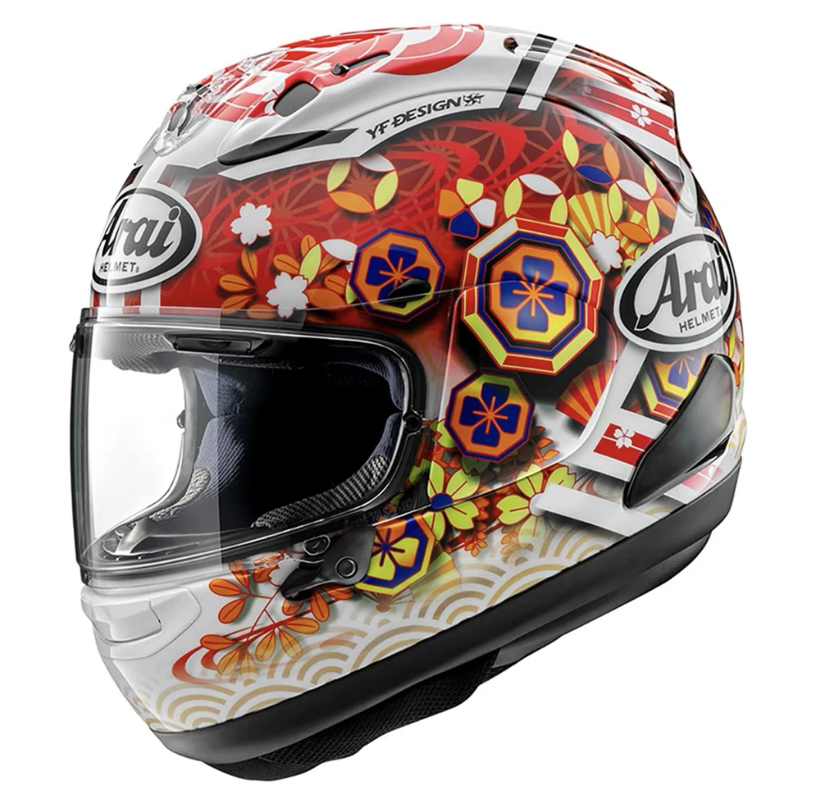 Шлем для полного лица ARAI RX-7X Crane Surf Puppy Isle of Man TT Knife Guard Haydn Big Eye Track