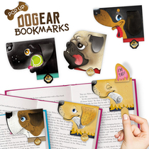 British IF original design fun dog ear bookmark creative three-dimensional literary simple cartoon animal small gift