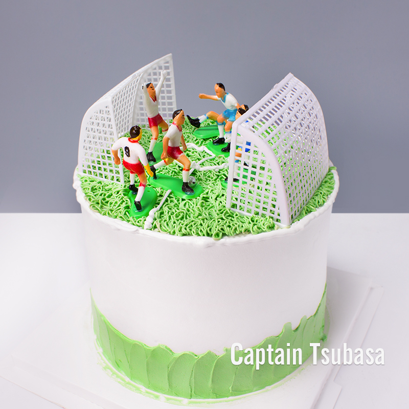 World Cup Soccer Boy Goal Doll Theme Birthday Cake Decoration Ornament Accessories Men's Suit Internet Celebrity