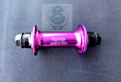 Magic Flute Magic Flute BMX Performance car Bearing Shaft Nail Front Hub 36 holes 10MM Shaft Anodized Purple