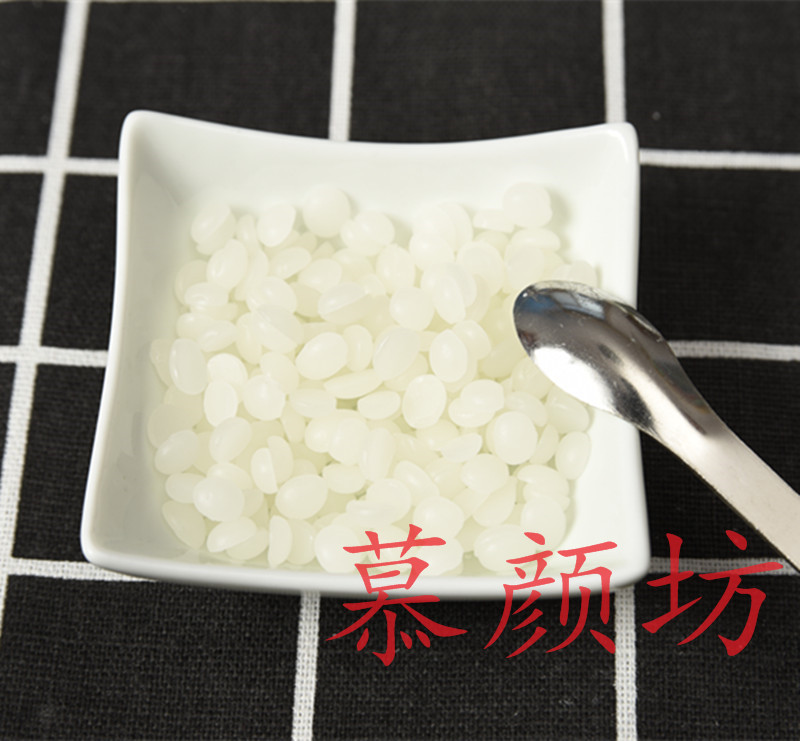 Sáp ong trắng Hàn Quốc nhập khẩu son môi với sáp sáp trắng son môi giữ ẩm nguyên liệu 50 Gam son màu cam đất