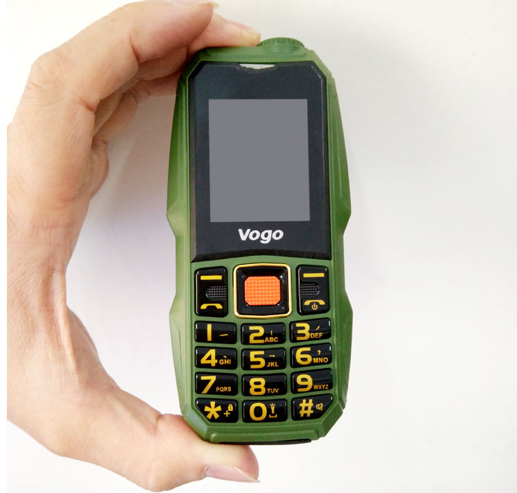 Mới vogo c155 ba đèn pin điện chống quân sự QQ mini không có máy ảnh cũ chức năng điện thoại di động nhỏ