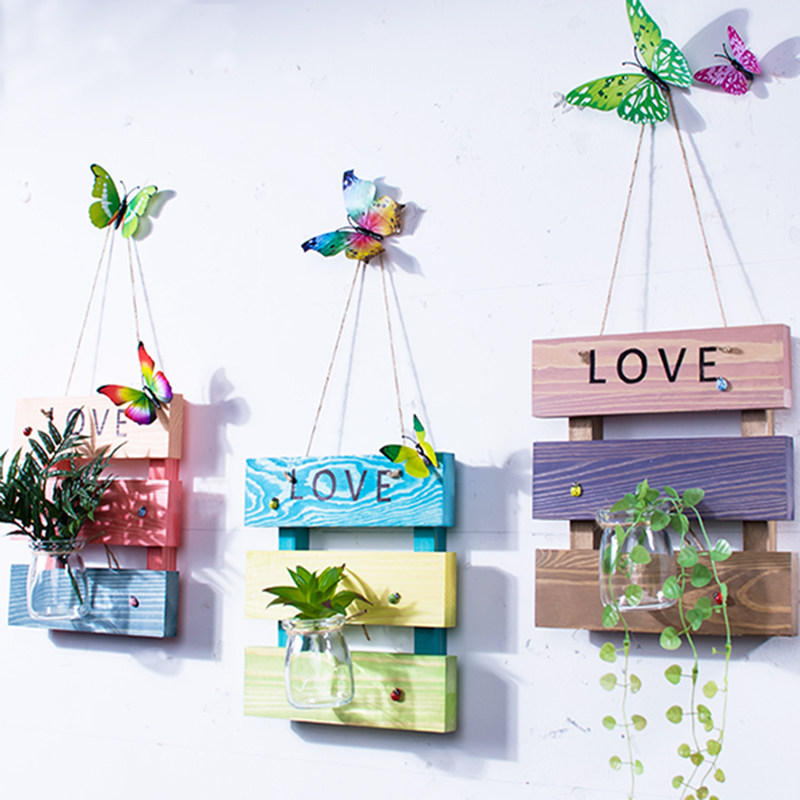 Wall decoration Vase Wall hanging Creative wall pendant Home decoration Wall decoration Living room TV background wall hanging decoration