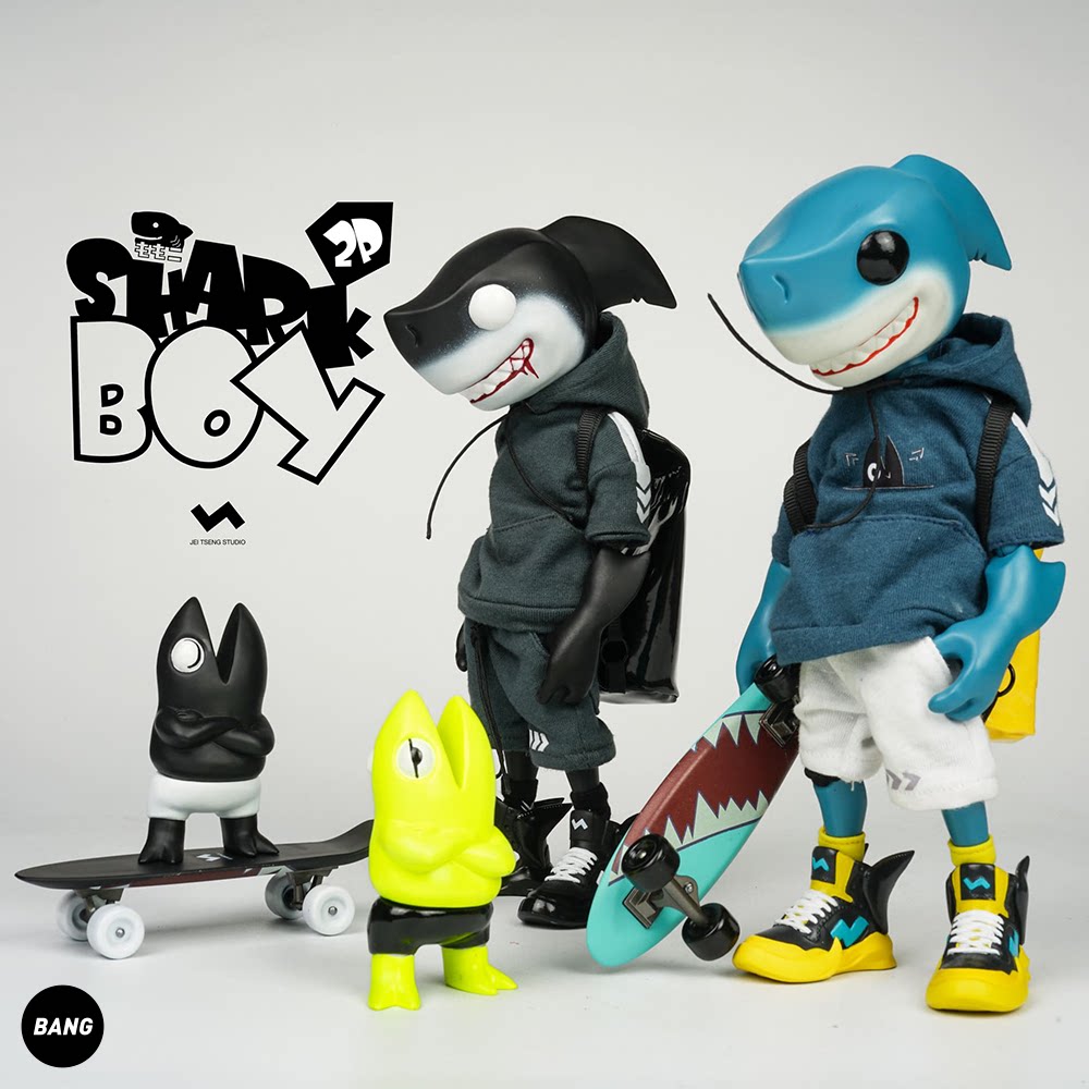 Bang J.T STUDIO Momoco SHARK BOY 2GO Scale Action Figure Model In
