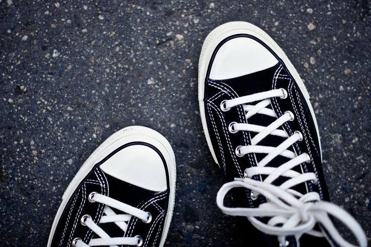 Giày vải cổ điển Converse cho nam và nữ thập niên 1970 Samsung tiêu chuẩn đen thấp 162058C đen cao 162050C giày tập gym nữ