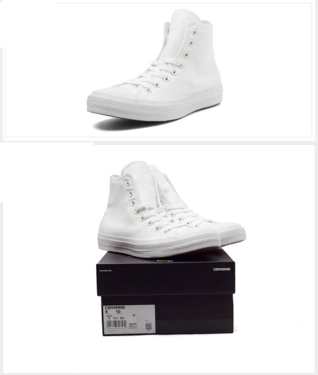 Giày vải cao cổ Converse 2 thế hệ cho nam và nữ 150148 150143C 150145C 150146C mẫu giày thể thao nữ đẹp