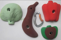Rock climbing cartoon point vegetables point Children point rock point Outdoor entertainment gripper claw claw fulcrum