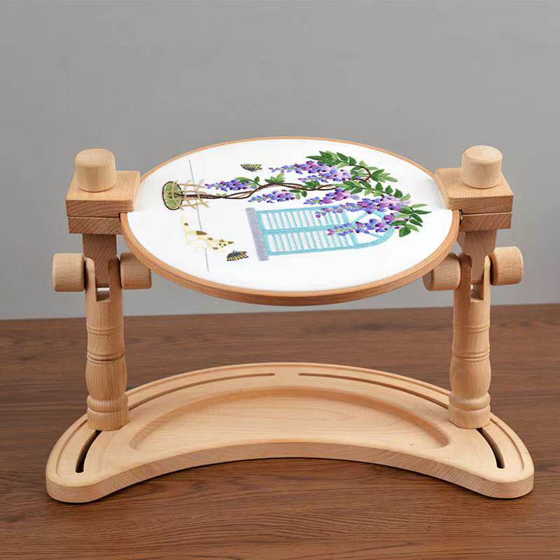 Mr. Elk Deer fared embroidered embroidered embroidered frame embroidery tool shelf Multi-functional embroidered frame