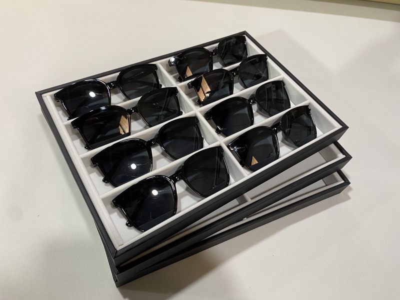 New Style Glasses Case, Glasses Display Tray, Glasses Storage Box, Sunglasses Storage Box