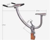 Plastic Wood Single Fitness Bike District Park Square Outdoor Fitness Equipment Factory Direct